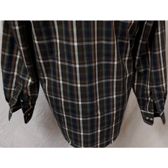 Twenty X Performance Small Multicolor Plaid Long Sleeve Button Down Shirt - Picture 10 of 11